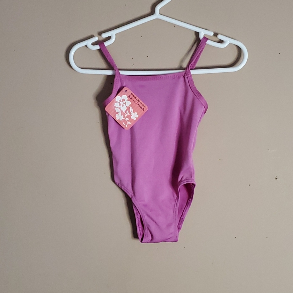 Infant girl purple swimsuit size 6-12 months